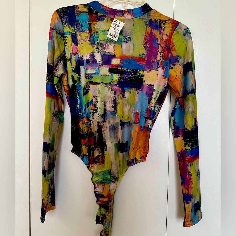 Akira long sleeve colorful bodysuit